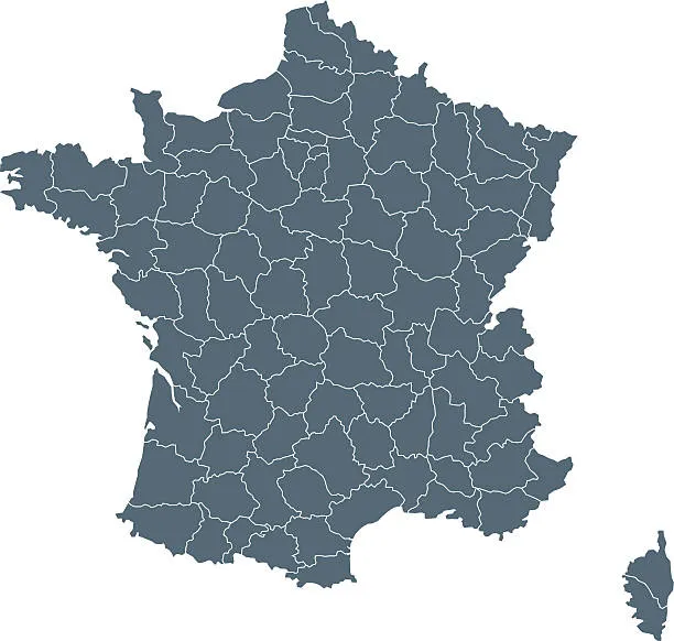 Carte de France des 13 régions couvertes par nos interventions